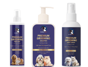 Fresh Pup Trio – Grooming Essentials Combo (Shampoo + Serum + Perfume)