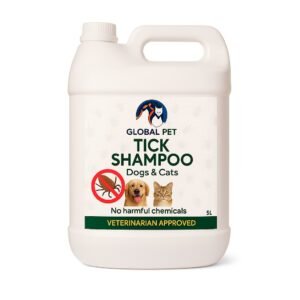 Global Pet Tick & Flea Control Shampoo for Dogs & Cats [ 5 Ltrs ]