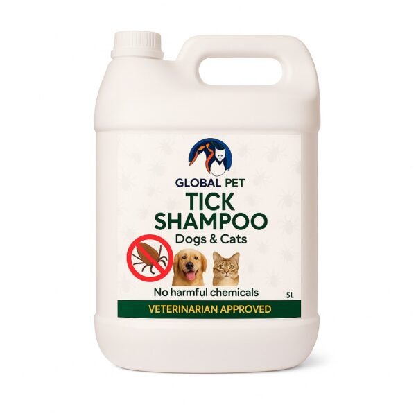 Global Pet Tick & Flea Control Shampoo for Dogs & Cats [ 5 Ltrs ]