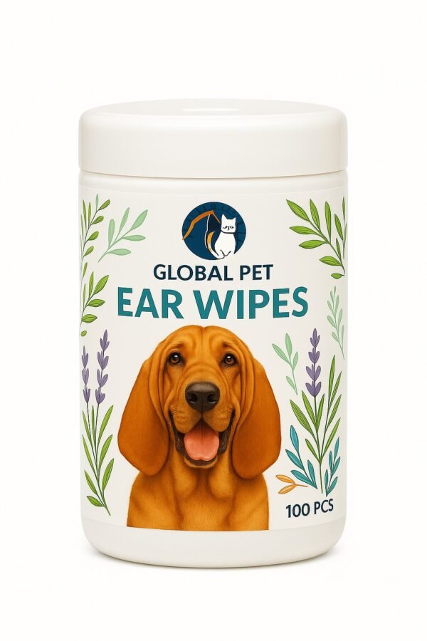 Global Pet Ear Wipes – 100 pcs