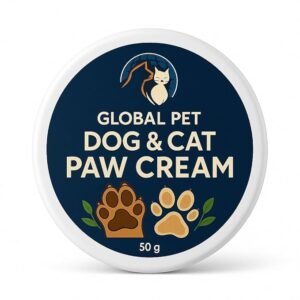 Global Pet Dog & Cat Paw Cream, 50g, Moisturising Paw Balm